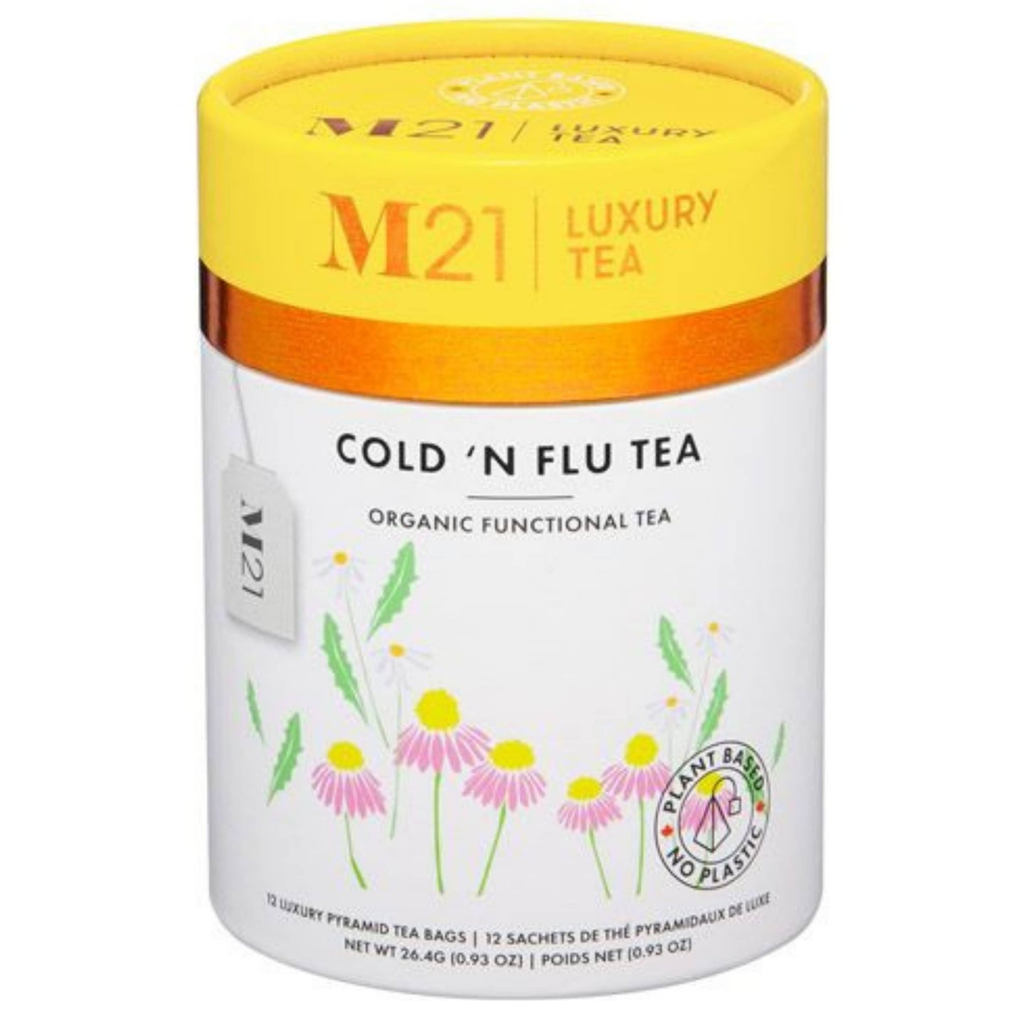Cold & Flu Luxury Herbal Tea | Organic | Canadian: Large