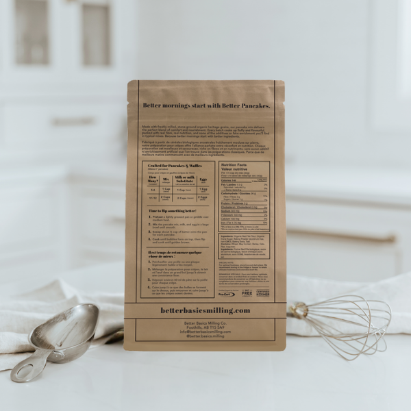 Organic Better Pancake Mix: 450 g