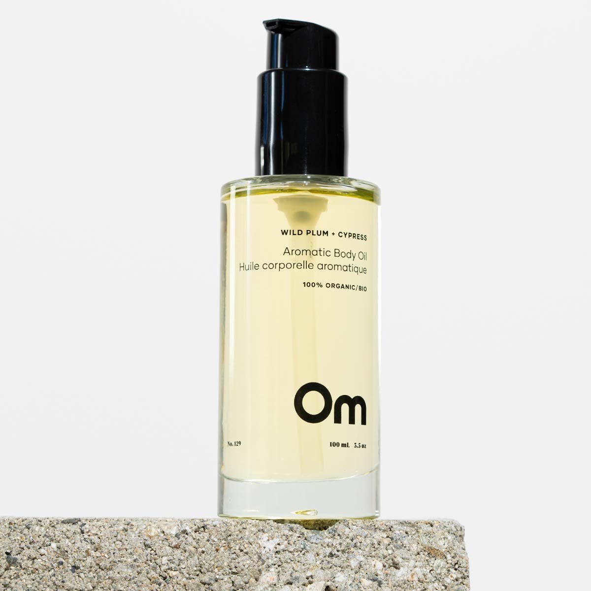 Om Wild Plum + Cypress Aromatic Body Oil: Full Size - 100 ml