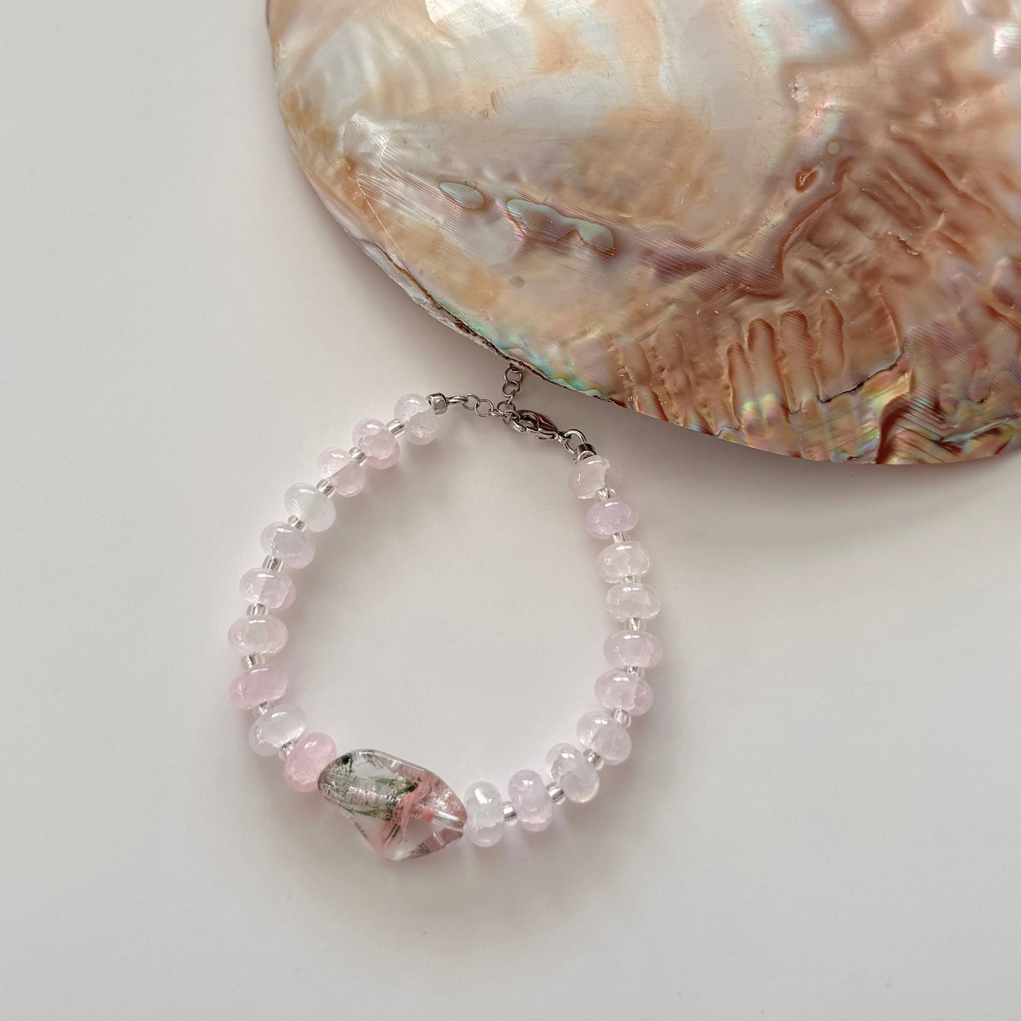 Watermelon Bead Bracelet