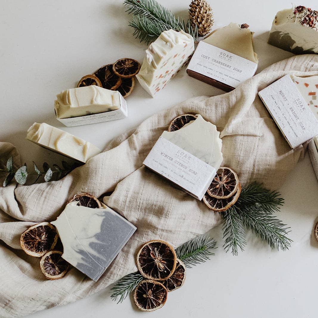 Snowfall Soap Bar - Canadian Handmade