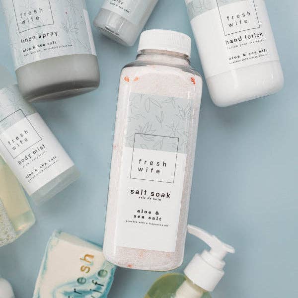 Aloe & Sea Salt - Salt Soak