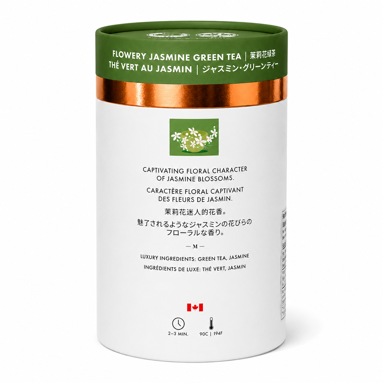 Flowery Jasmine Luxury Green Tea | Canadian | 24ct