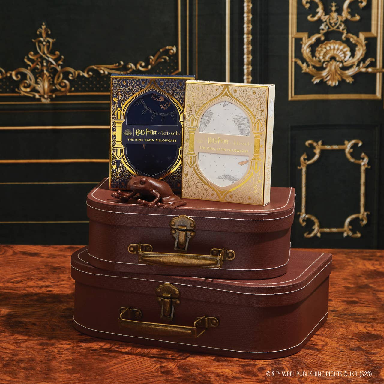 Harry Potter x kitsch KING Satin Pillowcase- Midnight