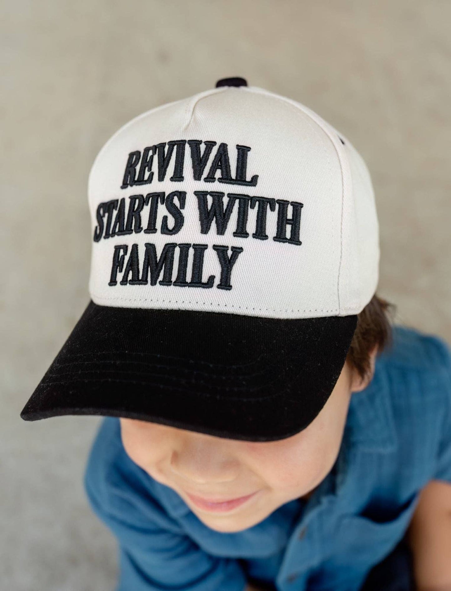Hat: Revival Starts with Family: Black / Adult
