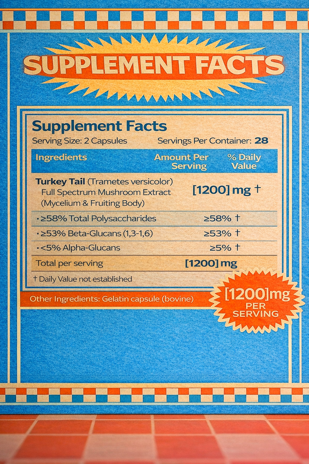 Turkey Tail - Pre Biotic | Gut | Immunity