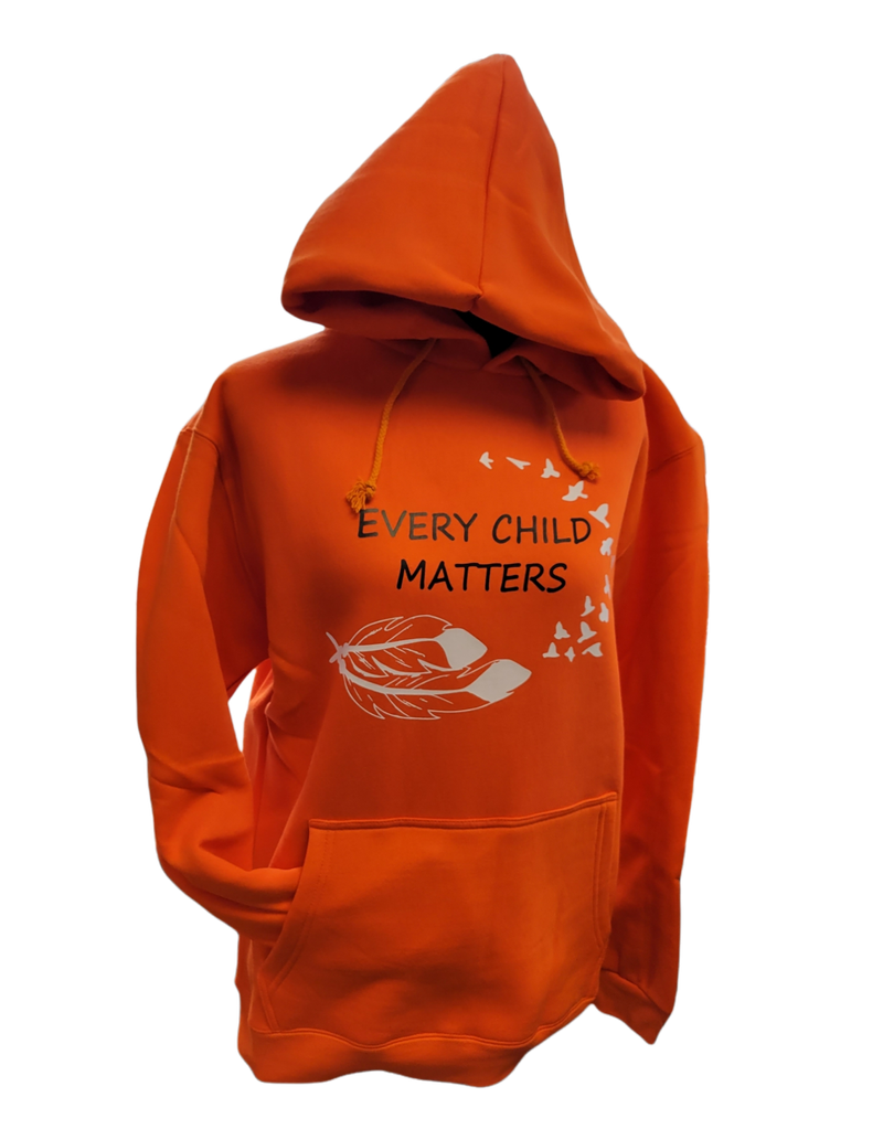 ECM 2 Birds 15 Feathers Orange Hoodie