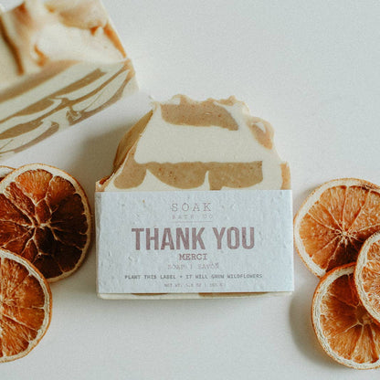 THANK YOU Soap Bar - Canadian Made