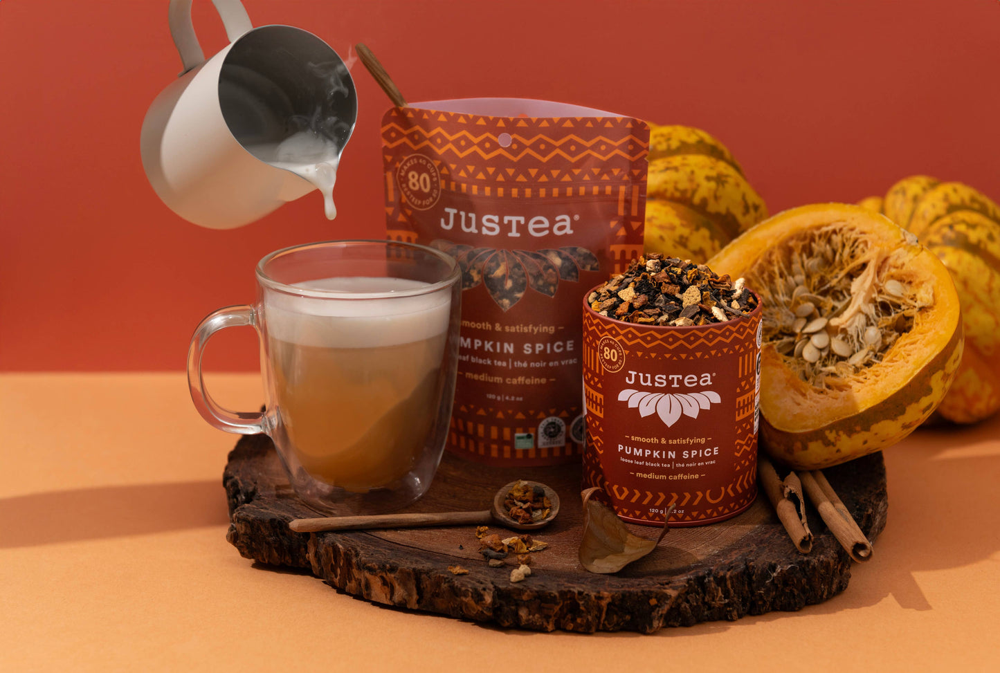 PUMPKIN SPICE Tin & Spoon - Organic, Fair-Trade, Black Tea