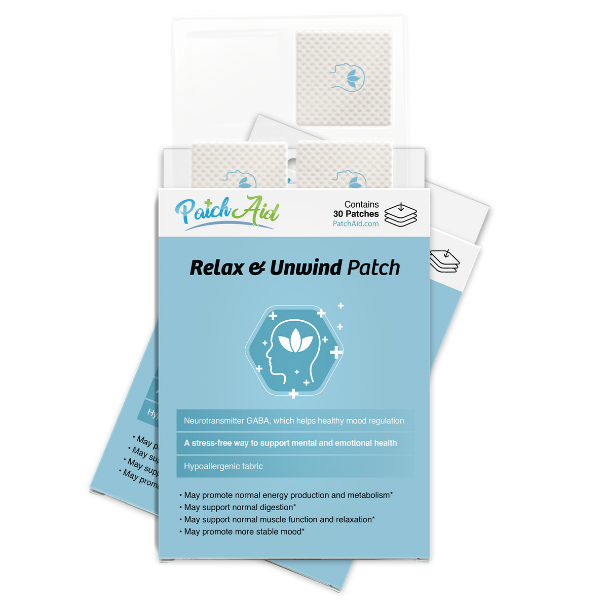 Relax & Unwind Patch - Stress Relief & Relaxation Support: 1-Pack