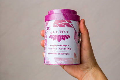 Purple Jasmine Tea Bag Tin - Organic, Fair-Trade, Purple Tea