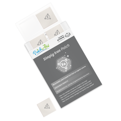 Simply Iron Patch - Gentle & Effective Iron Supplement: 1-Pack