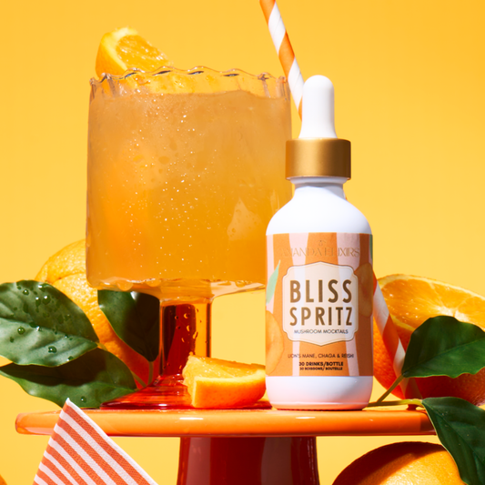 Mushroom Mocktails: Bliss Spritz