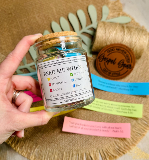 Read Me When Bible Verse Scripture Jar – Puur Athletics