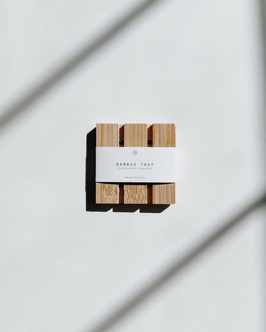 Bamboo Shower Steamer Tray