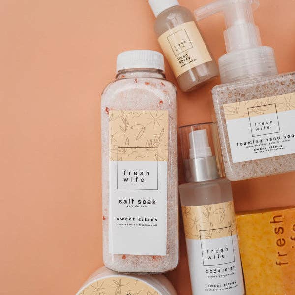 Sweet Citrus Salt Soak