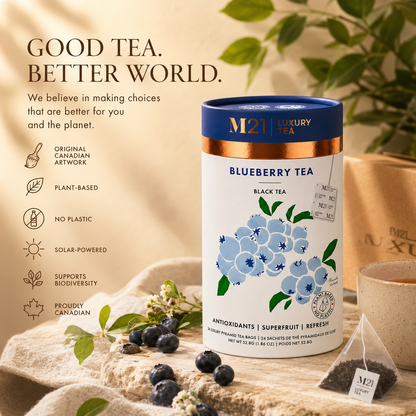 Blueberry Luxury Black Tea | Canadian | 24ct