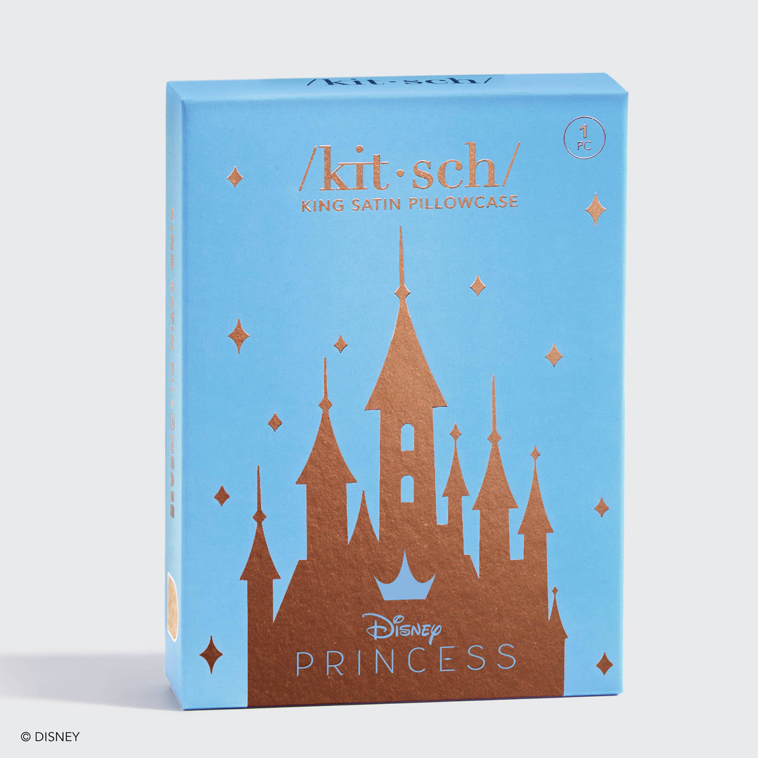 Disney x kitsch Satin King Pillowcase- Princess Party