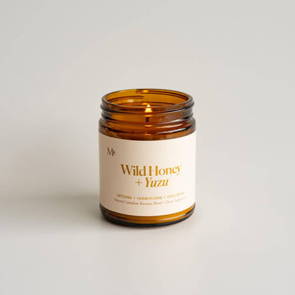 Wild Honey + Yuzu | Canadian Beeswax Candle
