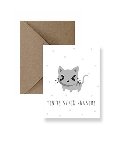 You’re Super Pawsome Friendship Card