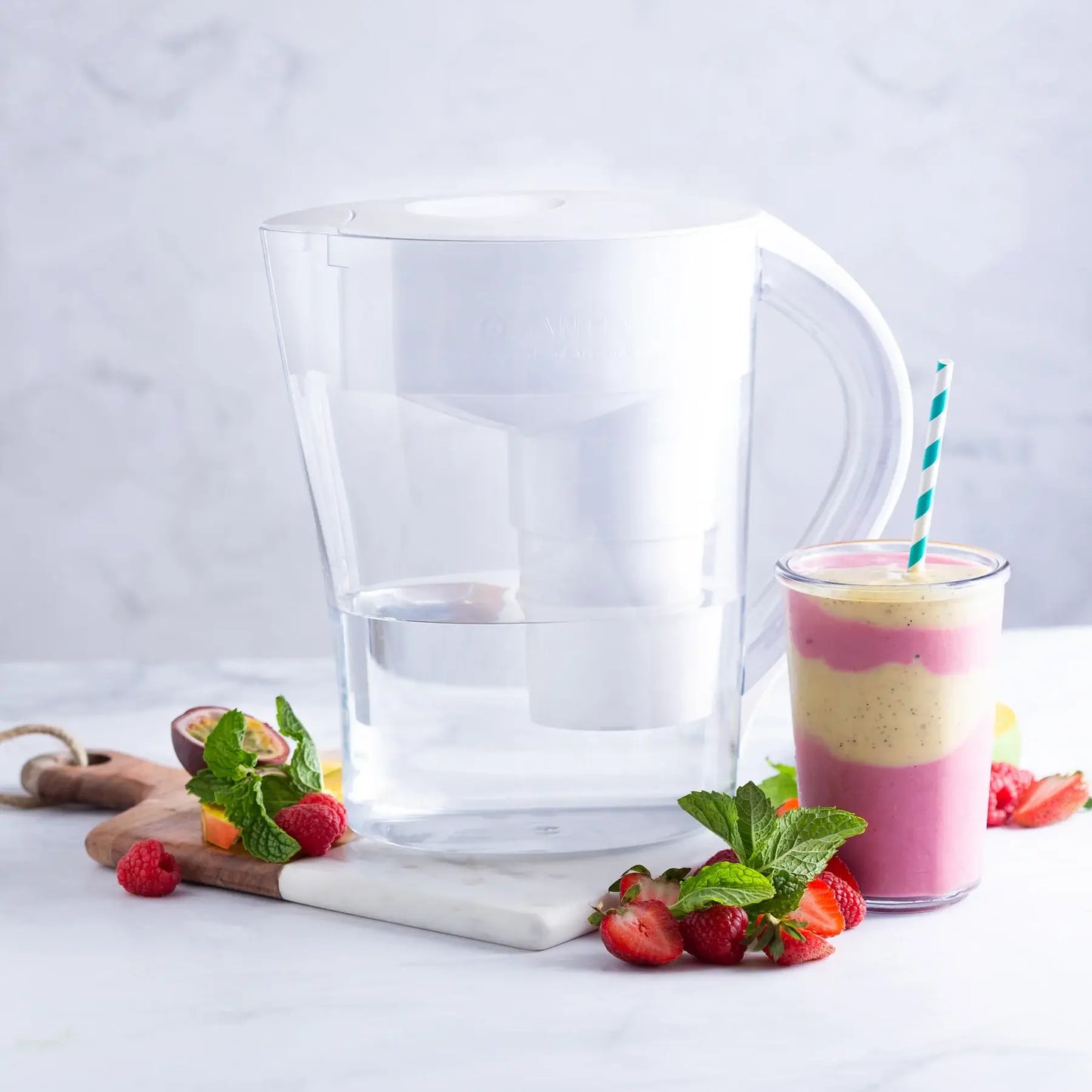 MINA Water Pitcher: White