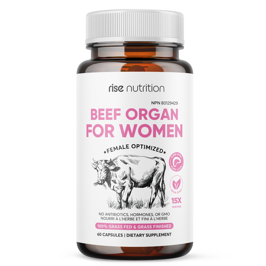 Rise Nutrition Female Optimized Beef Organs 60ct