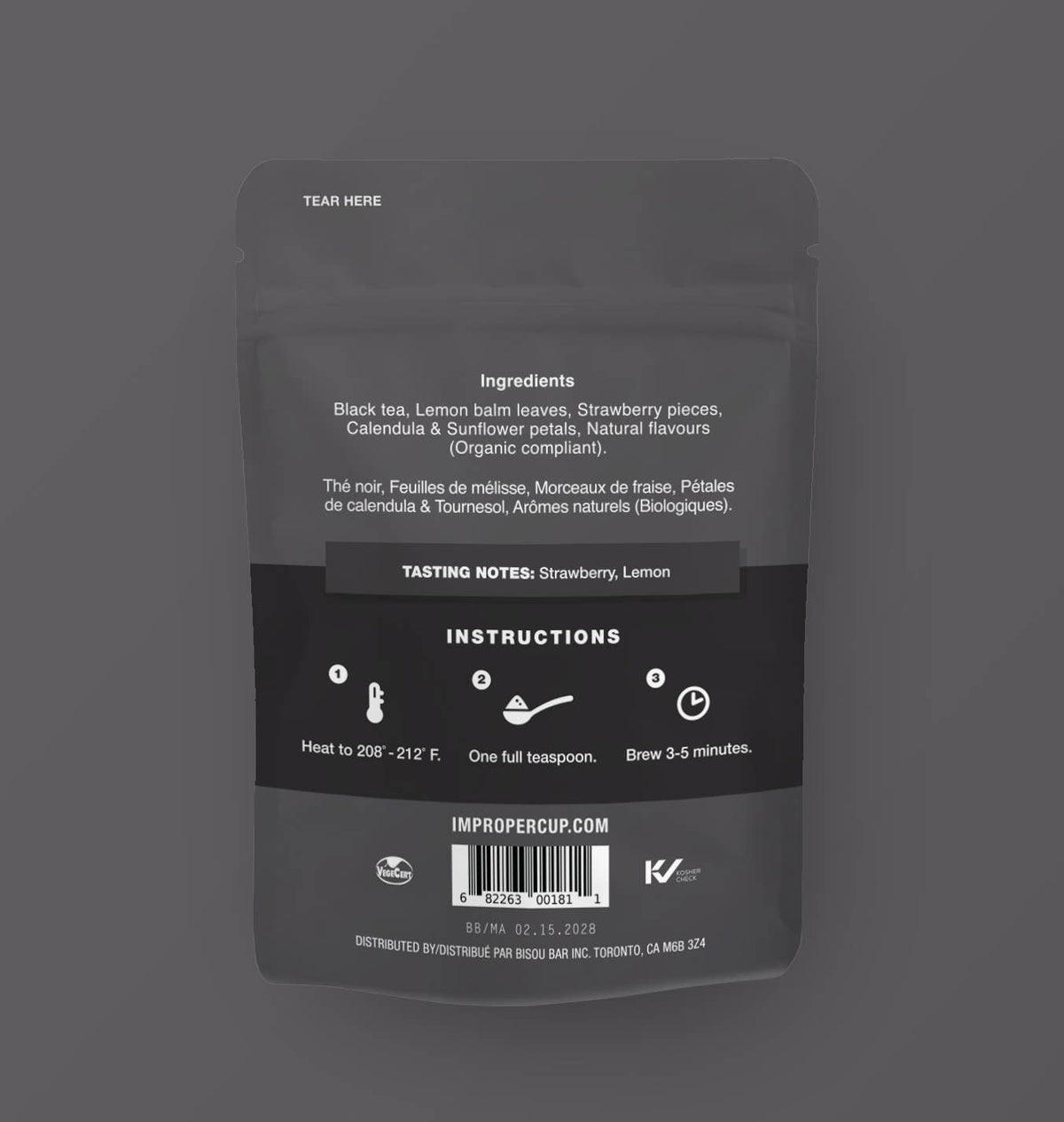 Fuck Off! Black tea, 20 Servings, Flavoured Tea Blend