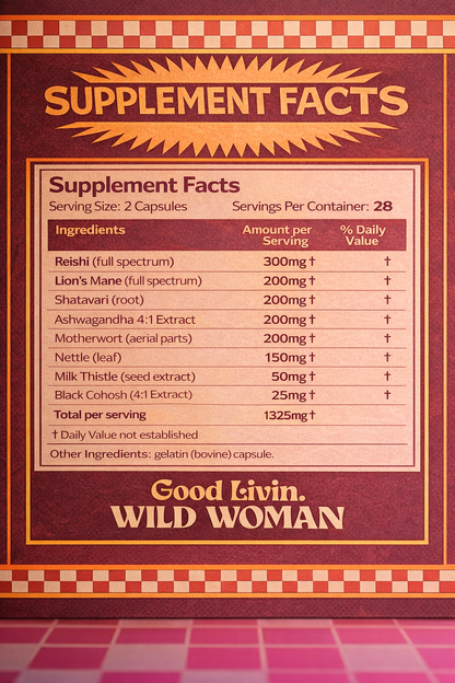 Wild Woman - Cycle Balancing | Cortisol