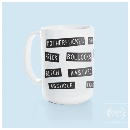 Sweary insults | ceramic mug: Orange