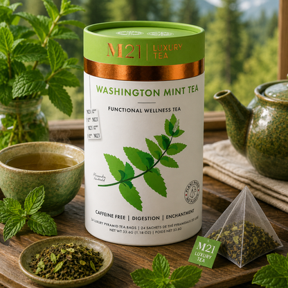 Washington Mint Luxury Herbal Tea | Canadian | 24ct
