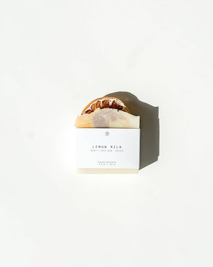 Lemon Milk Body + Face Bar