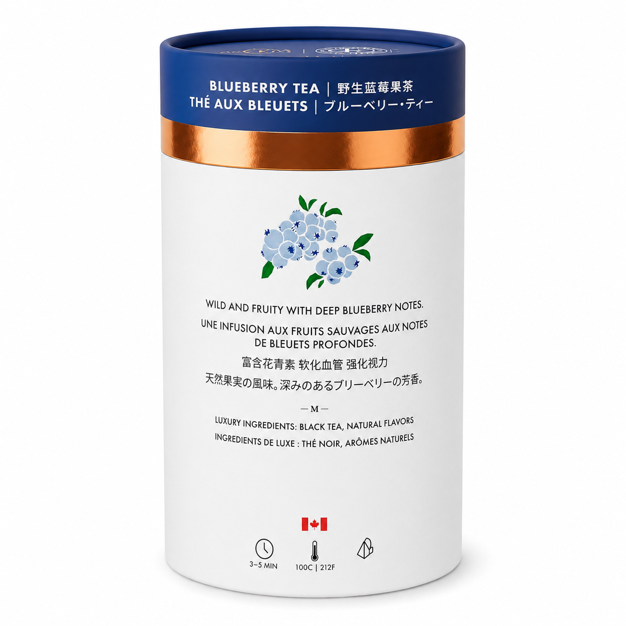 Blueberry Luxury Black Tea | Canadian | 24ct