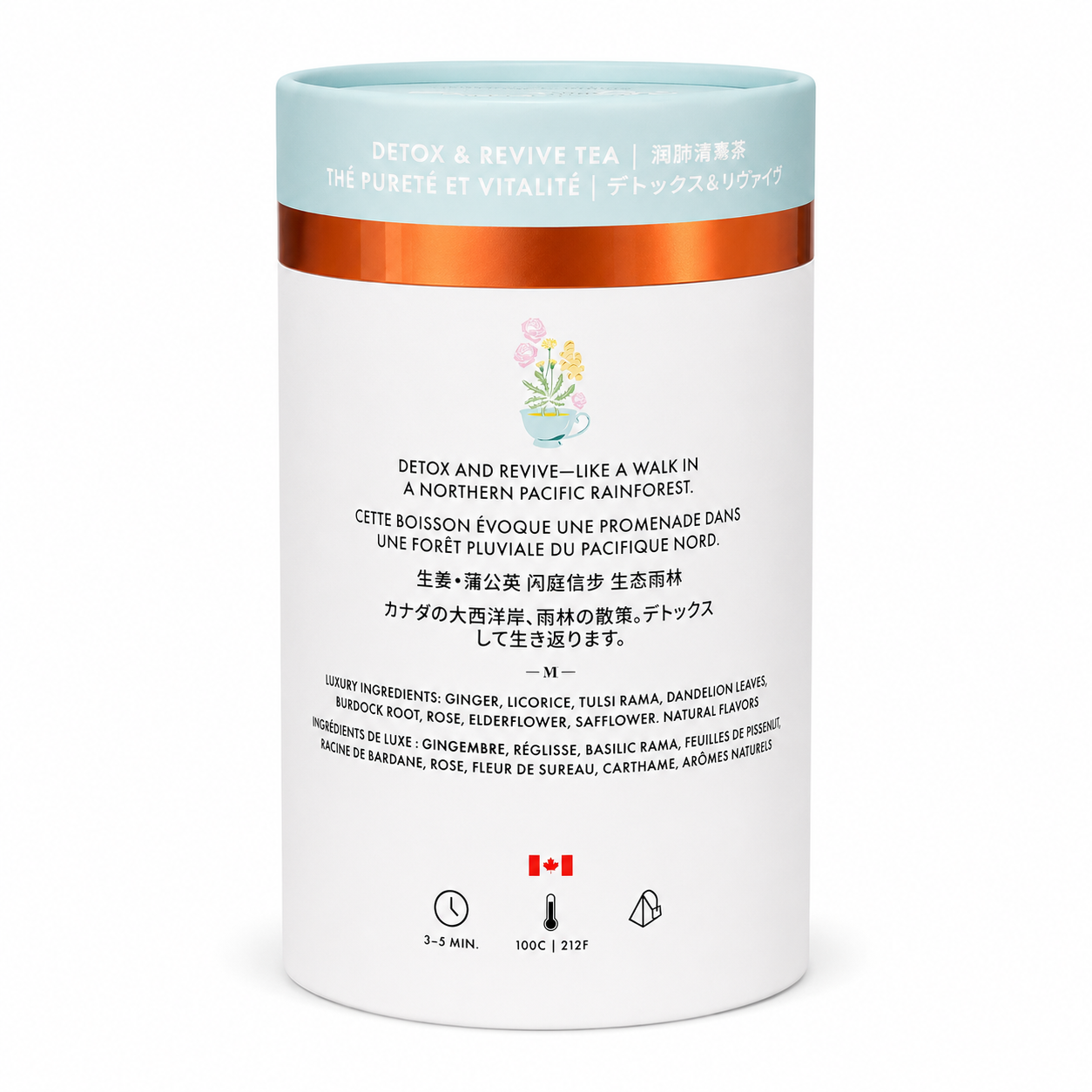 Detox & Revive Luxury Herbal Tea | Canadian : Large