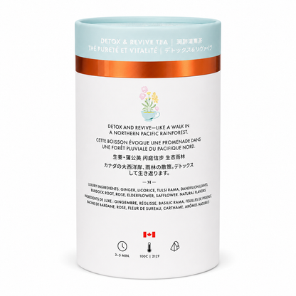 Detox & Revive Luxury Herbal Tea | Canadian : Large