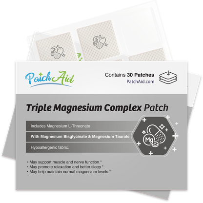Triple Magnesium Complex Patch - Relaxation & Muscle Support: 1-Pack