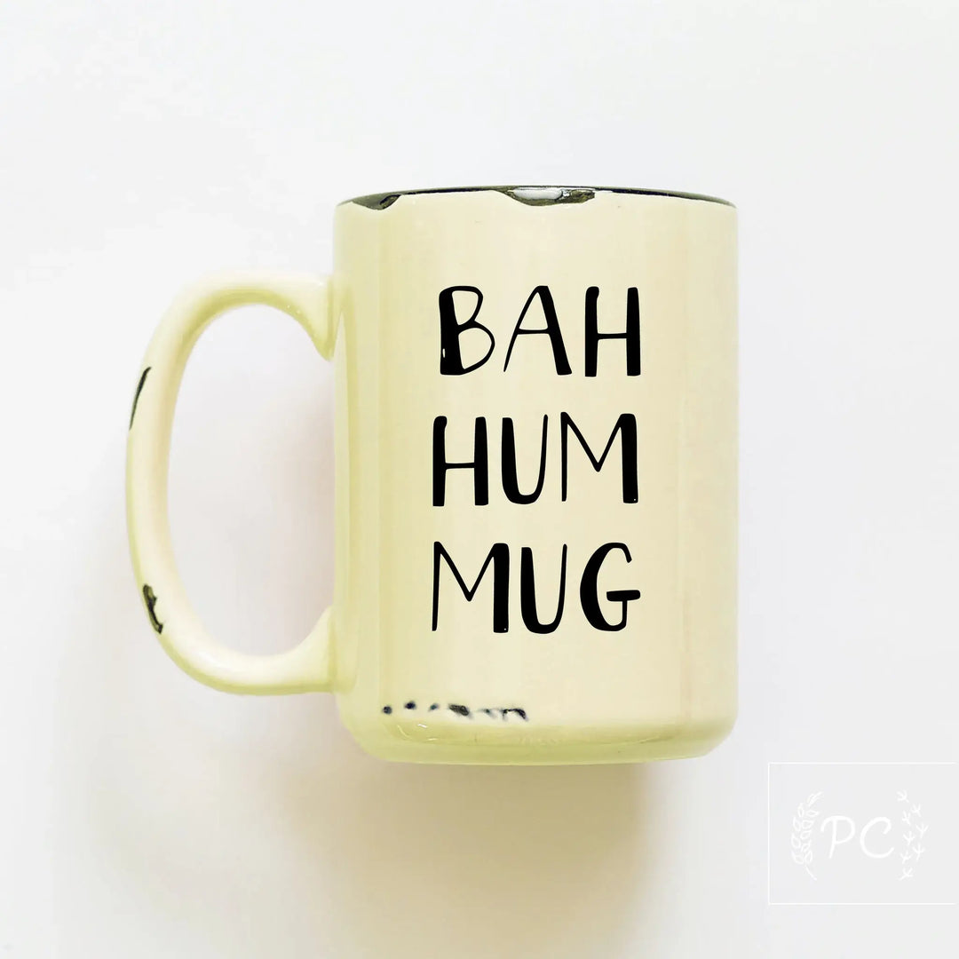 bah hum mug: Green