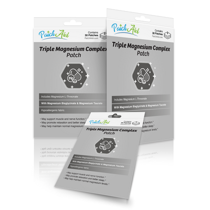 Triple Magnesium Complex Patch - Relaxation & Muscle Support: 1-Pack