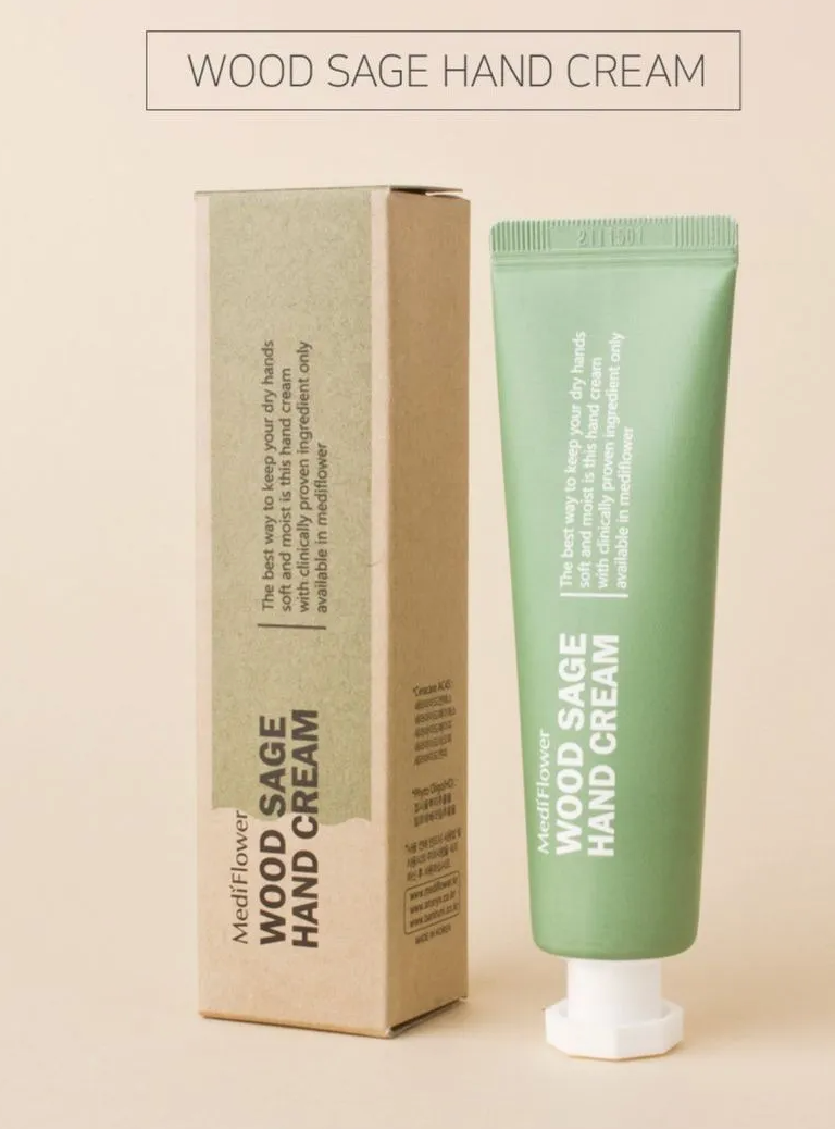 MEDIFLOWER Delicat Hand Cream Lotion: Wood Sage