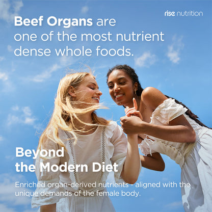 Rise Nutrition Female Optimized Beef Organs 60ct