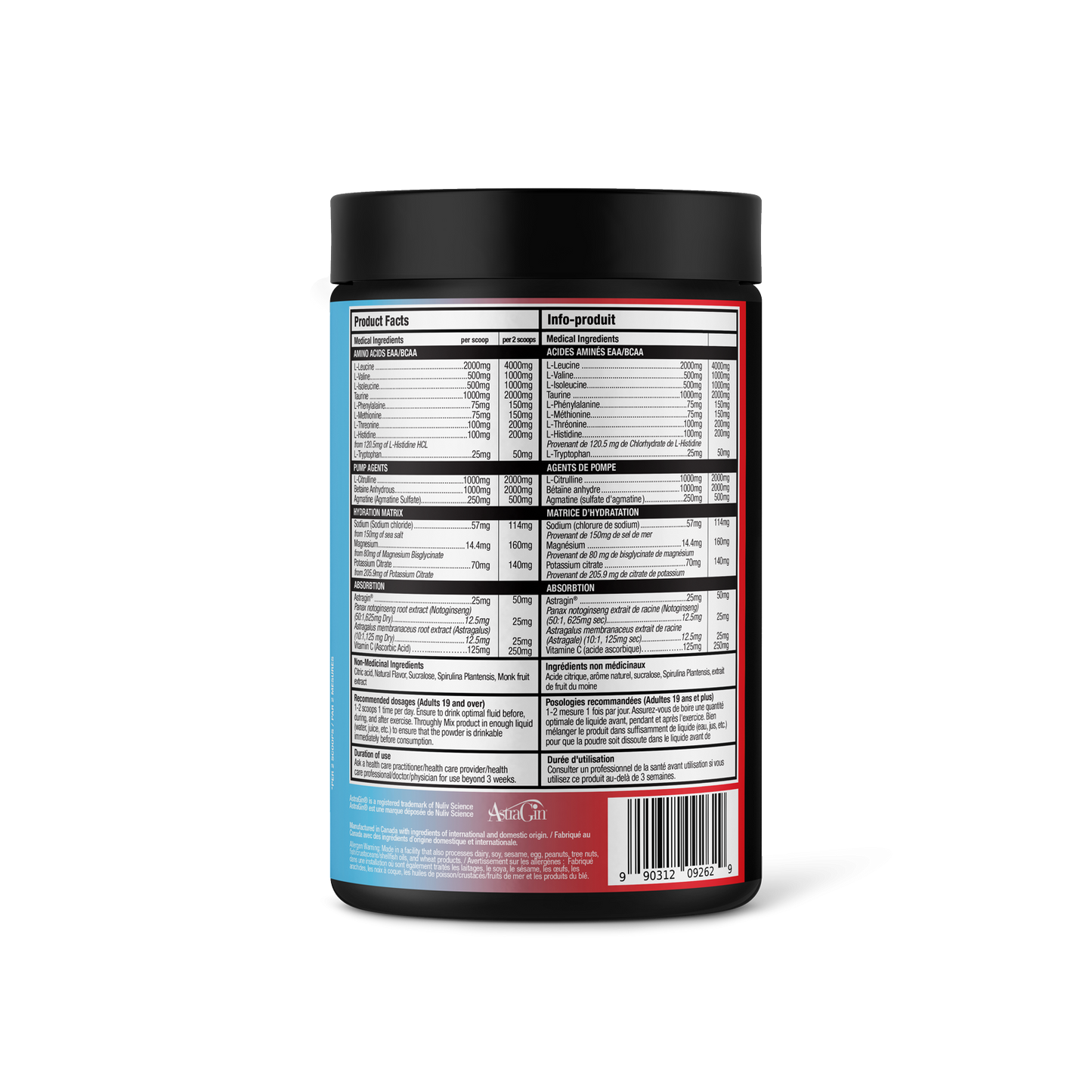 Amino Xplode - EAA/BCAA/Hydration - Red, White & Pop (Rocket