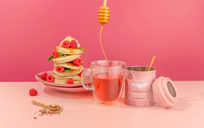 Little Berry Hibiscus Tin & Spoon - Organic, Fair Herbal Tea