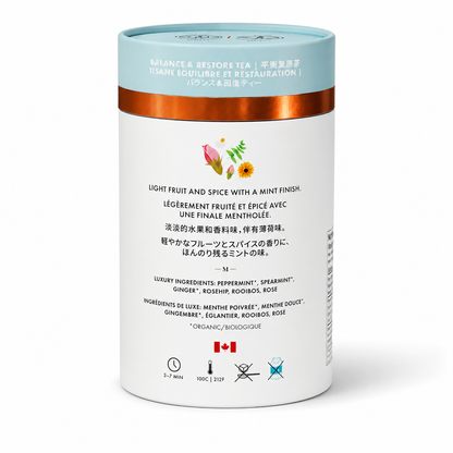 Balance & Restore Luxury Herbal Tea | Canadian | 24ct