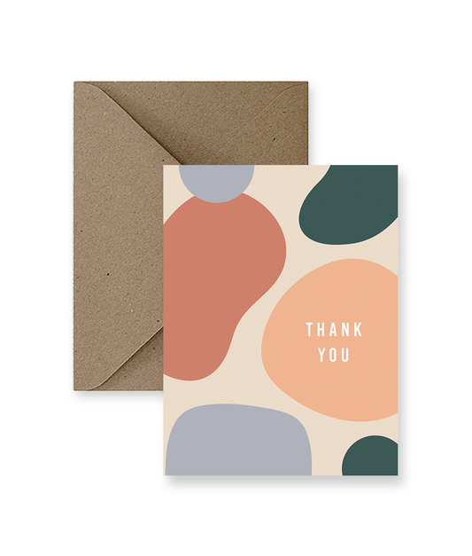 Geometric Thank You Card