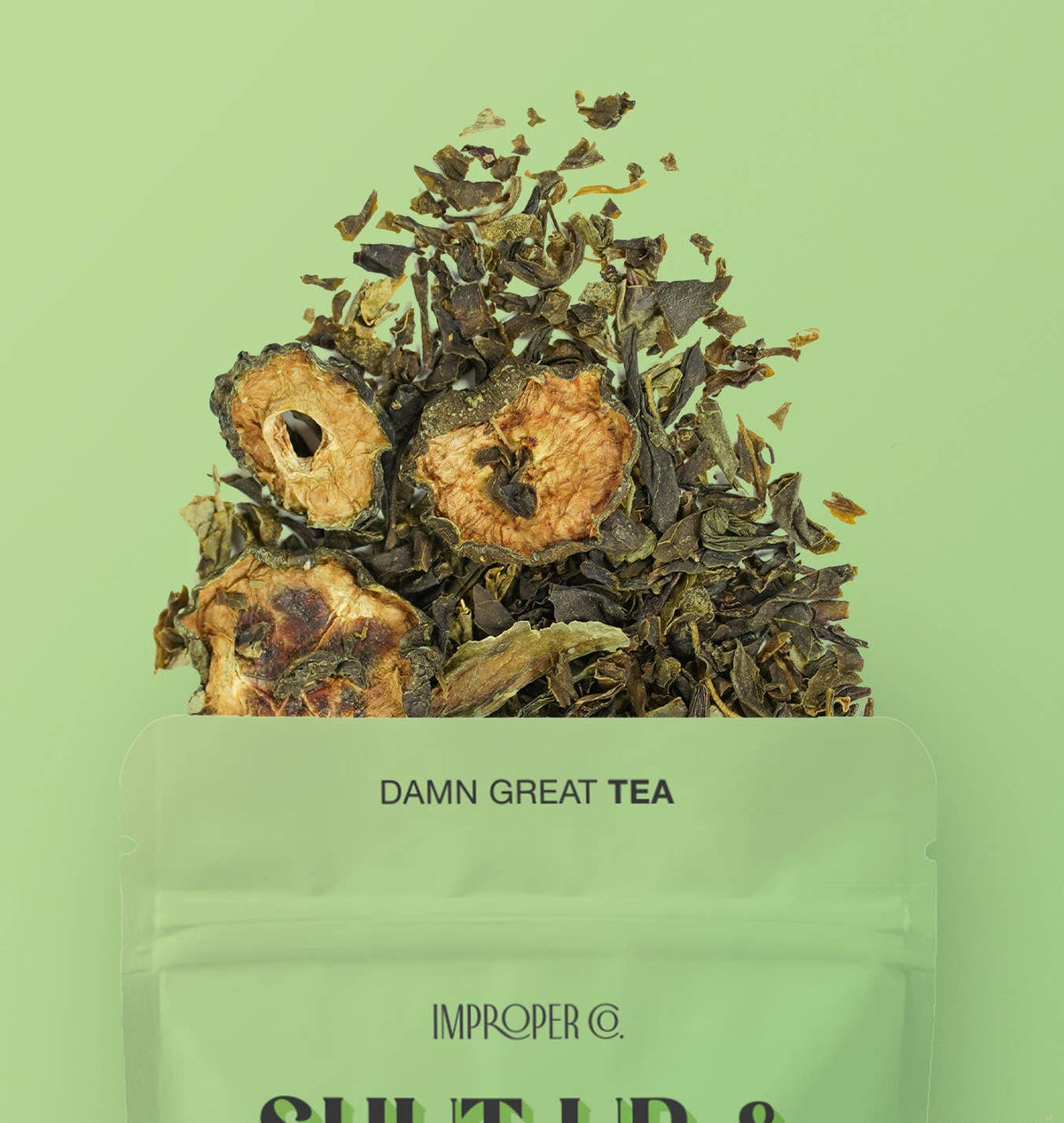 Shut Up & Zen Green tea, 20 Servings, Flavoured Tea Blend