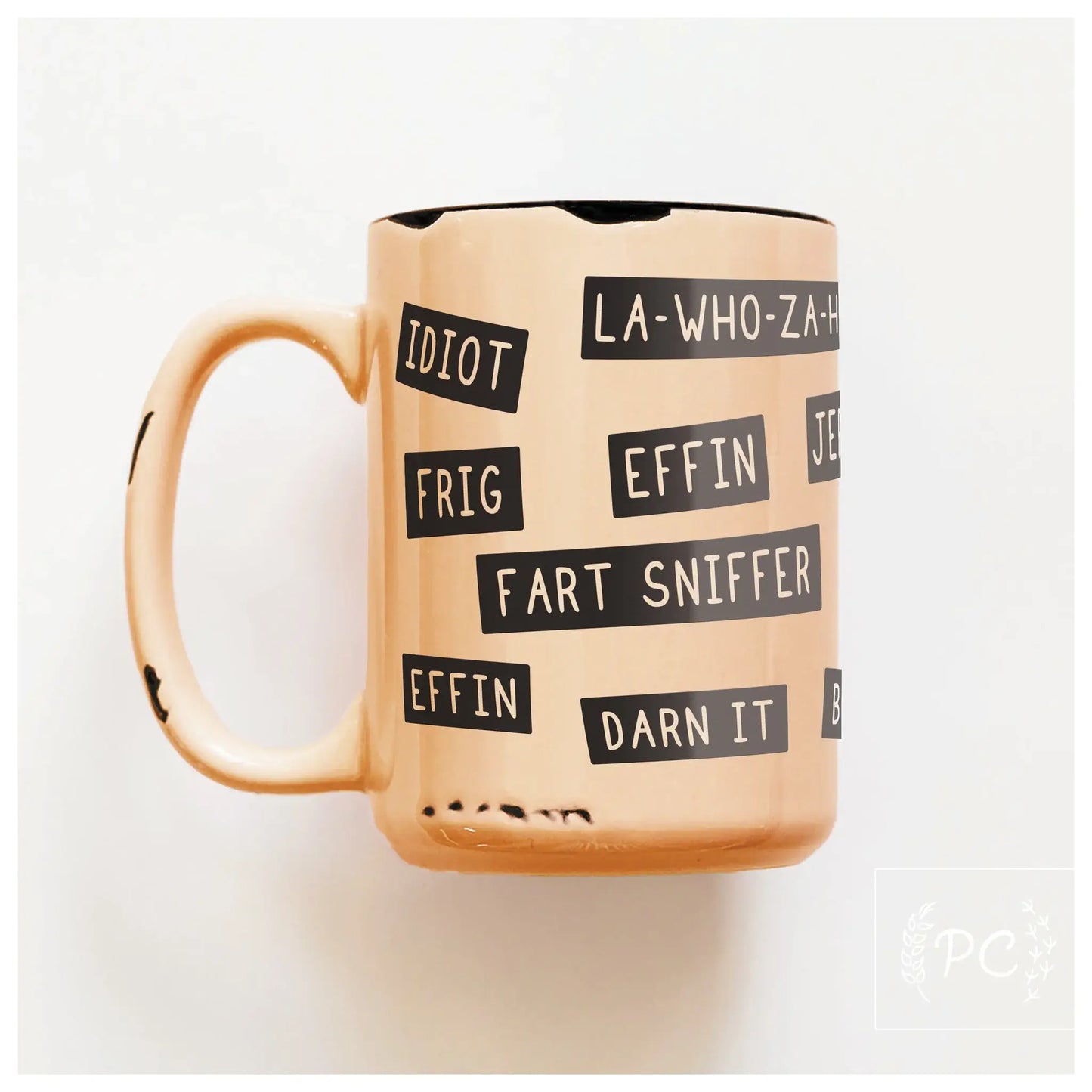 Pg rated insults | ceramic mug: Green