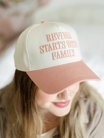Hat: Revival Starts with Family: Black / Adult