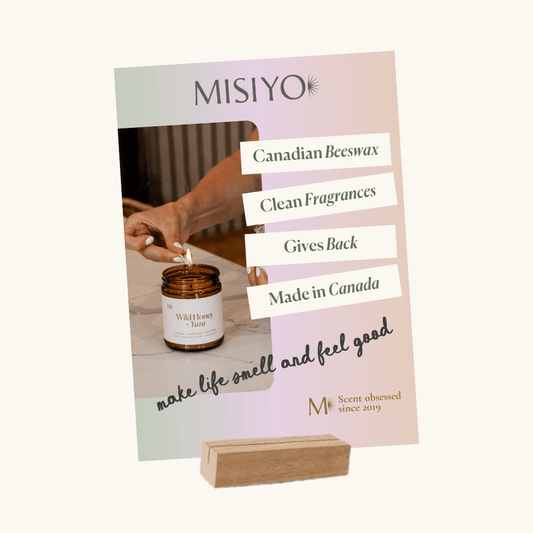 Display Signage For Candles