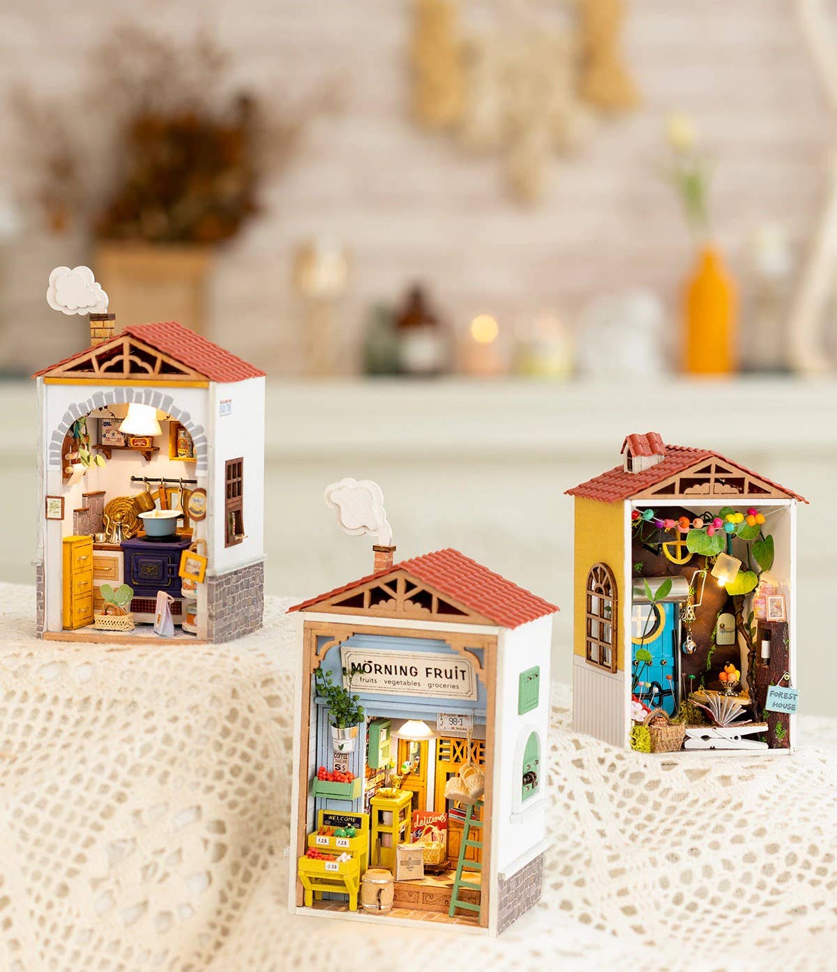 DIY Miniature House Kit: Morning Fruit Store