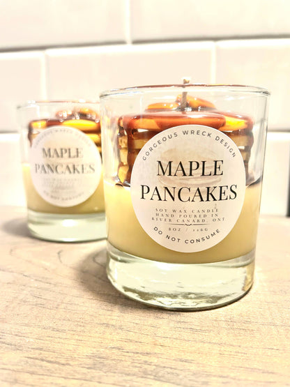 Maple Pancake Dessert Candle