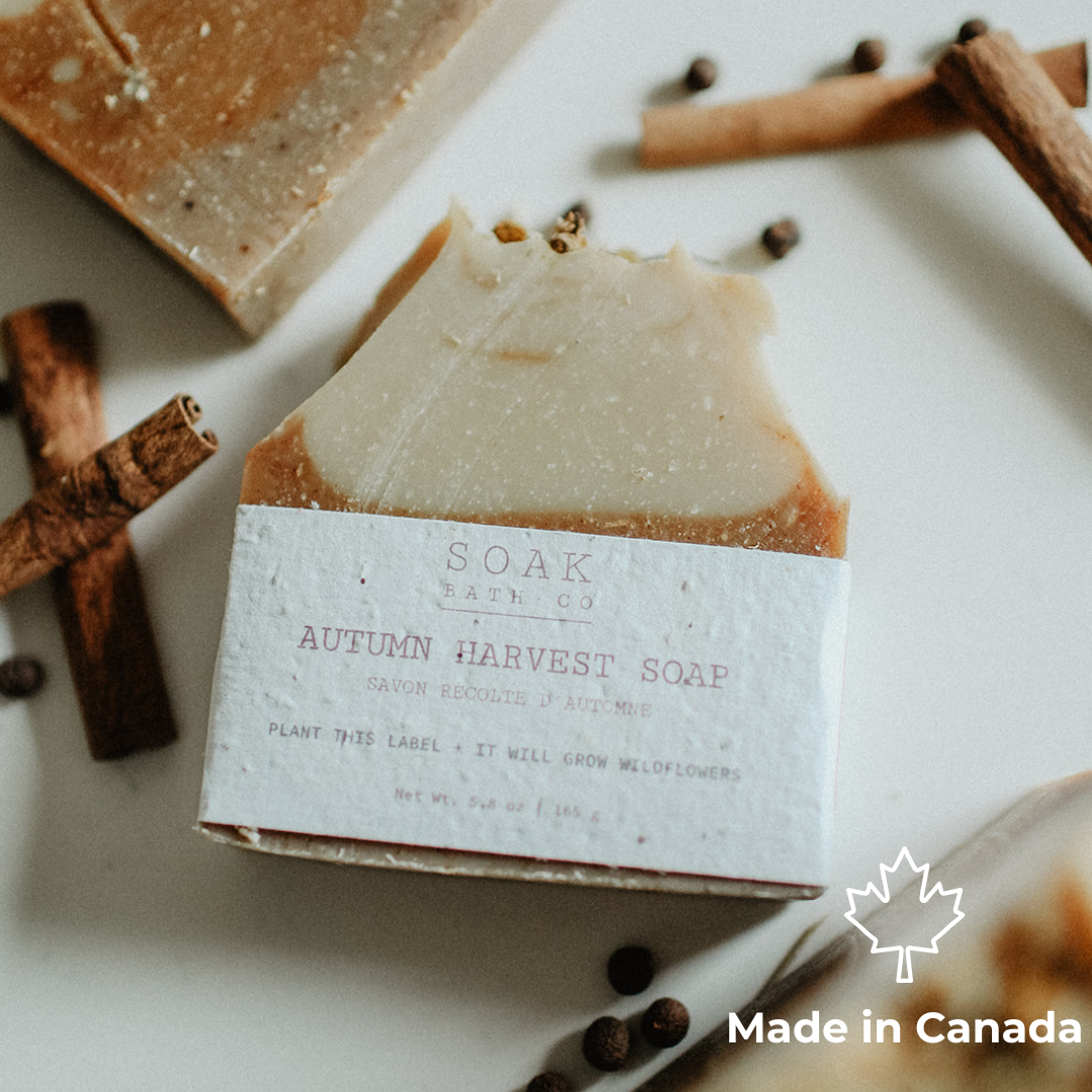 Autumn Harvest Soap Bar - Canadian Made